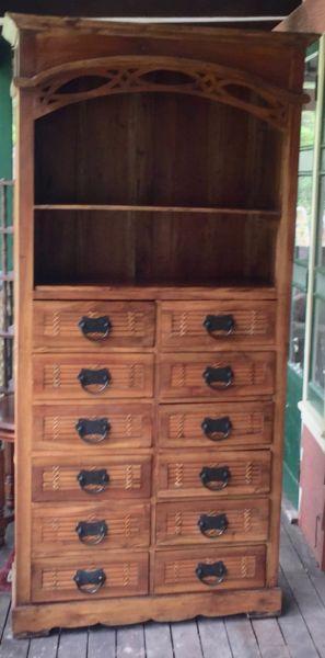 AWESOME LARGE BALI CABINET IN VG CONDITION
