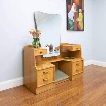 Retro G Plan - Dressing Table - Chest of Drawers - Mirror