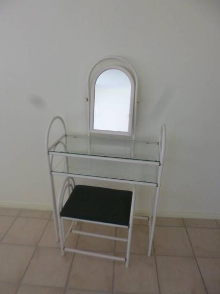 DRESSING TABLE WITH MIRROR AND STOOL & COFFEE TABLES