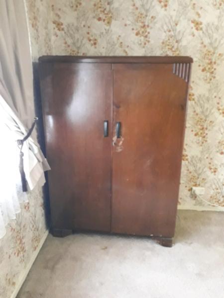 Vintage tallboy. Small wardrobe, drawers, cupboard