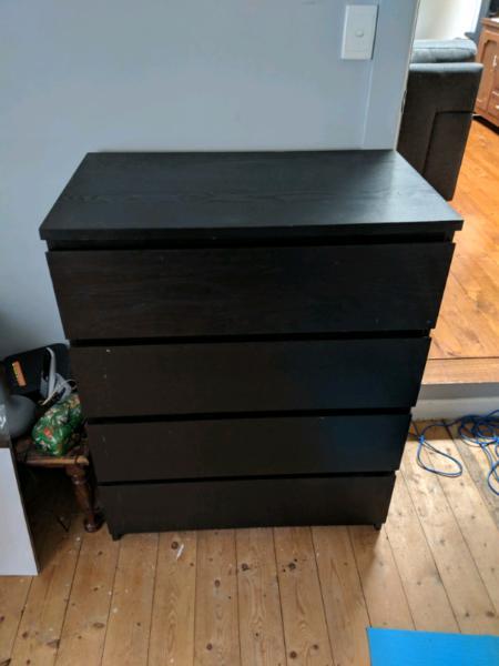 Malm 4 Drawer Chest of Drawers (Ikea)