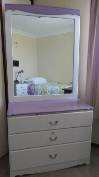Childs Dressing Table and Bedside Cupboard