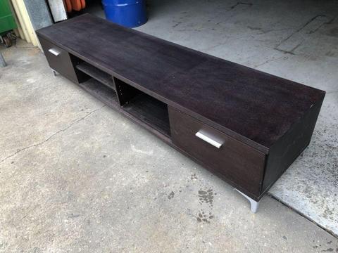 Timber tv stand cabinet