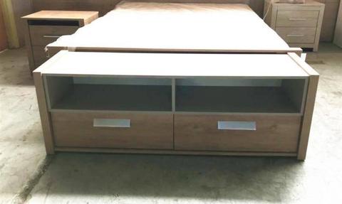 RINIS FURNITURE BRAND NEW Simon Elegant TV Stand with 2 Drawers