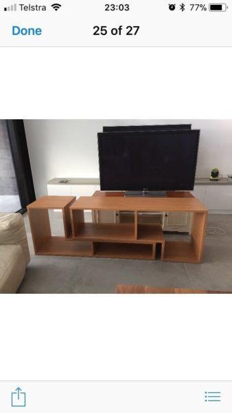 Timber Boxed Tv Cabinet very modern very sturdy
