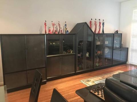 Black / Grey Two Pack Wall Unit System