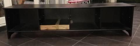 Ikea long wooden TV table