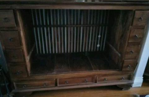 Authentic Teak Wooden TV Cabinet