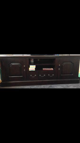 Solid Timber Tv entertainment unit Cabinet