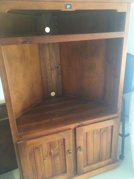 Tv wooden cabinet with storage