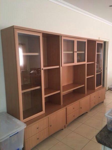 Wall unit 3 piece set great condition