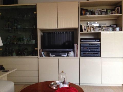 Wanted: Great Condition Sortino Beige Wall Unit Excellent for Storage