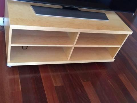 Ikea TV bench oak effect