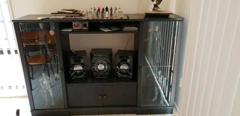 Black TV unit