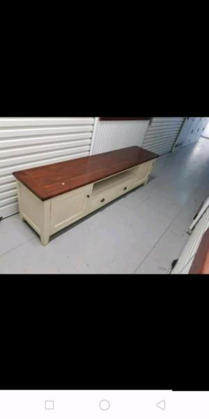 TV Unit matching Coffee Table. Ikea bench trolley