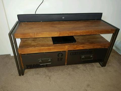 Tv Unit Old Boat Timber