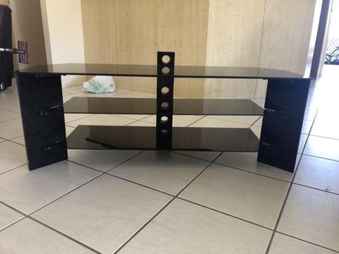 Tempered glass tv unit
