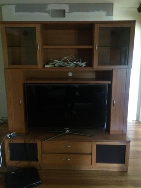 TV unit, Crystal cabinet, buffet and coffee table