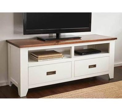 TV unit with shelves and draws