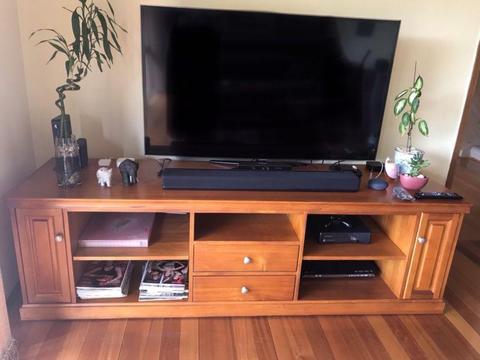 Solid Timber Tv Stand