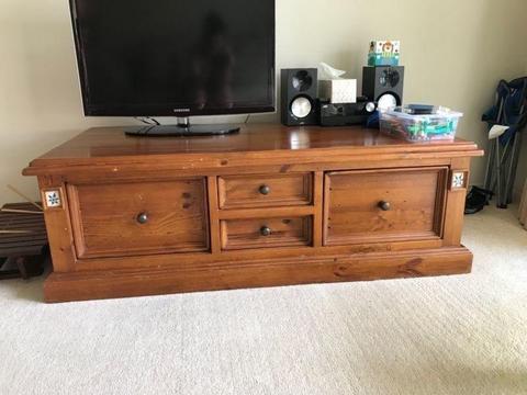 Solid Wood Tv Table