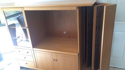 FREE wooden tv unit PICK UP EPPING