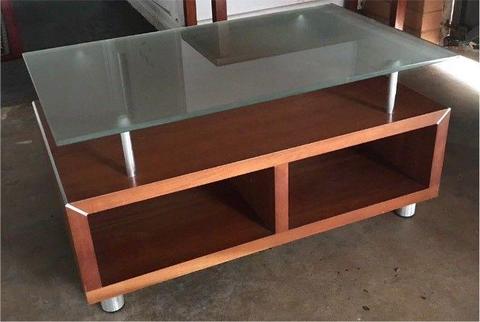 Glass top Coffee Table/ TV Cabinet