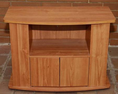 TV Unit Self with Cupboard Solid Wood