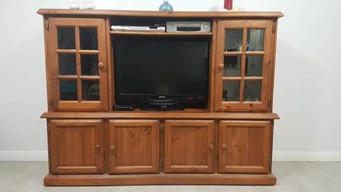 Entertainment and TV Unit - Baltic Pine