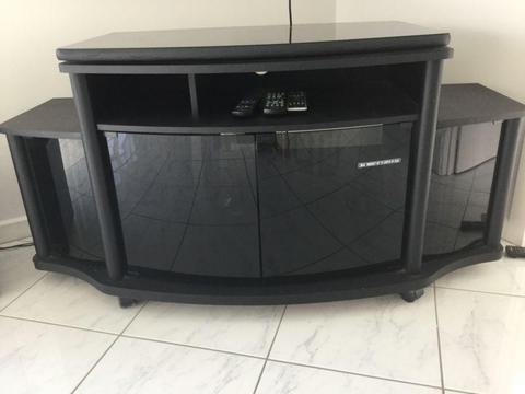 Black TV unit