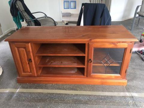 Solid Timber TV Unit