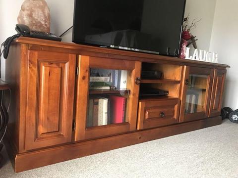 Tv unit , coffee table and side table