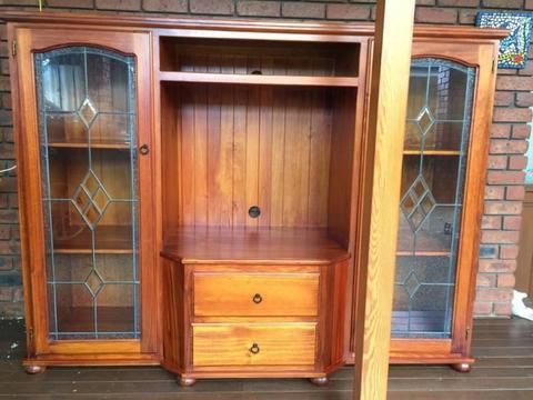 Solid Timber TV Cabinet