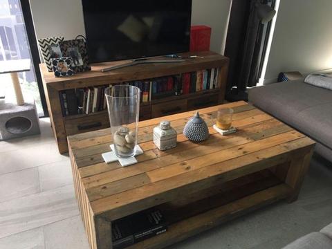 Coffee table and tv unit