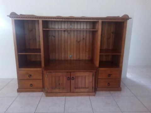 Solid tv cabinet