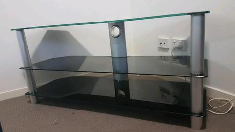 Glass TV cabinet