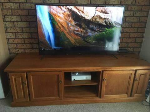 TV Unit - Solid Timber