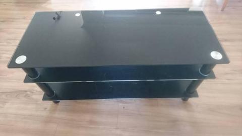 Glass top TV stand (used)