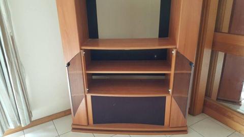 Tv cabinet/corner unit-solid timber