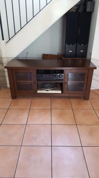 Wooden TV and Entertainment Unit