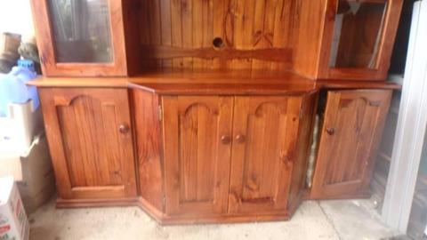 Large TV Cabinet Timber
