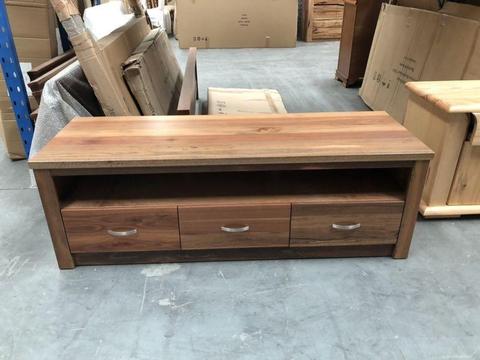 Spotted Gum TV unit Entertainment Unit Solid Timber