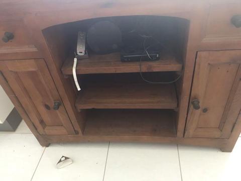 Corner TV cabinet