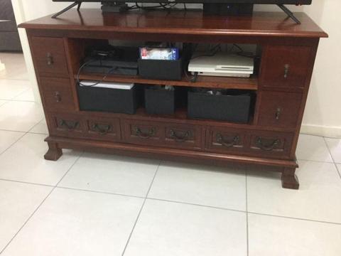 PRICE DROP! Timber TV Cabinet - Excellent Condition