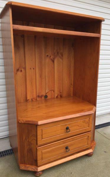 Wooden Sturdy TV Entertainment Unit for $75 - FREE Local Delivery