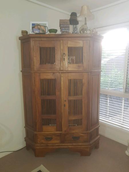 Timber Tv Cabinet