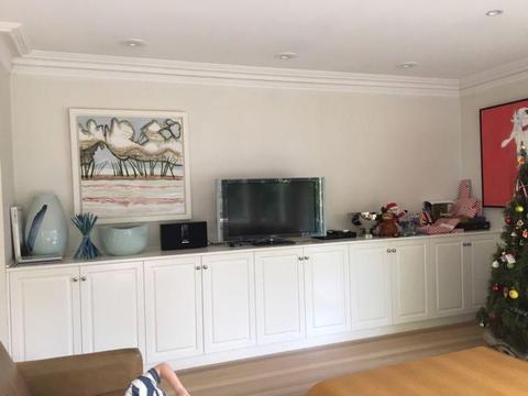 cupboards custom joinery tv and general use