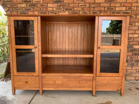 Solid Timber TV Unit