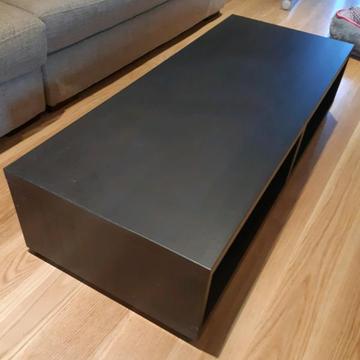 TV stand entertainment unit. Modern lowline viewing. Apartment