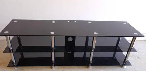 TEMPERED GLASS TV STAND